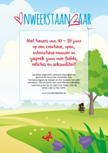 Poster Onweerstaanbaar 2 - rode letters