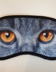 Blinddoek grijze kat
