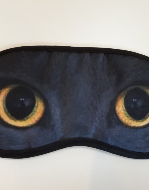Blinddoek zwarte kat